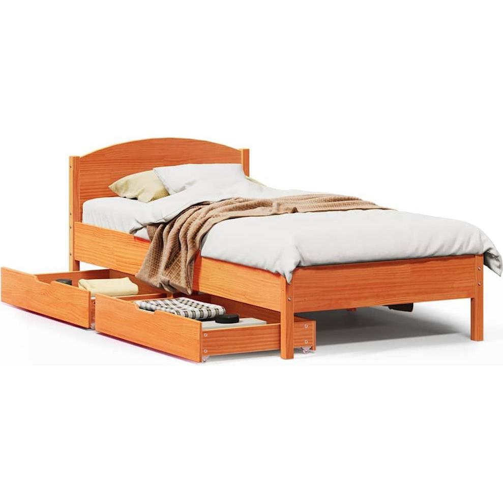 VidaXL, Bett, Bett ohne Matratze (140 x 200 cm)