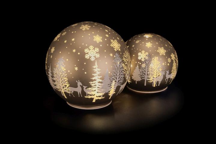 Immagine prodotto STT Glass Ball Set brown 2pcs.