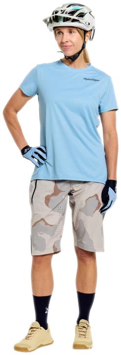 Productafbeelding Troy Lee Designs Womens Lilium Pro Short Shell, Flow Camo, pumice, M (M)