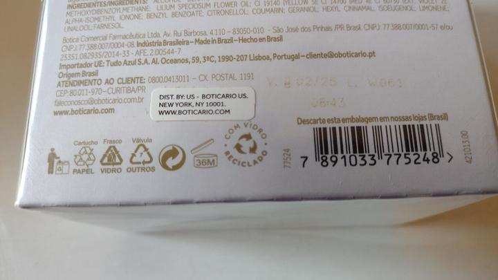 Produktbild O Boticário Lily Eau de Parfum (Eau de Parfum, 75 ml)