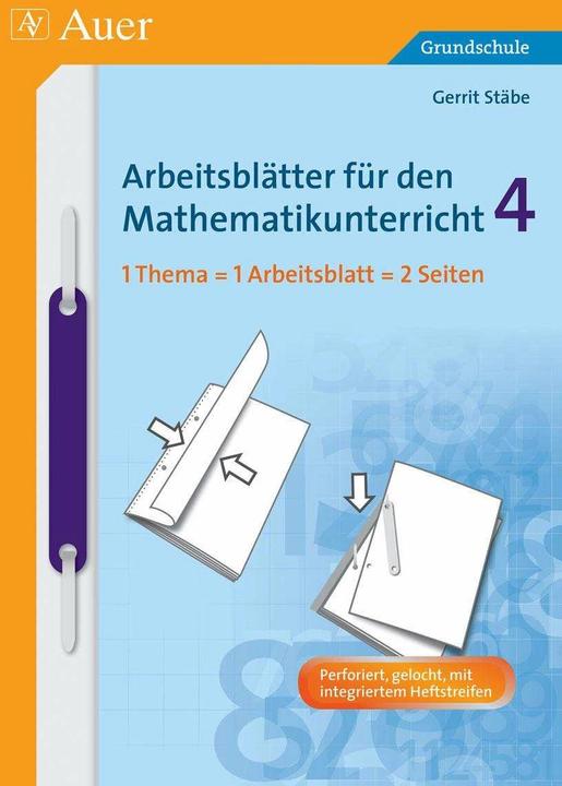 Produktbild Arbeitsblätter für den Mathematikunterricht 4 (Deutsch, 2013)