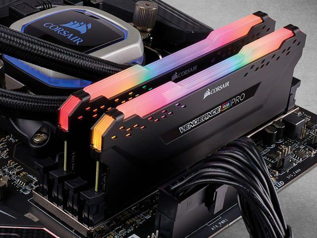 Image du produit Corsair Vengeance RGB Pro (2 x 16GB, 3200 MHz, RAM DDR4, DIMM)
