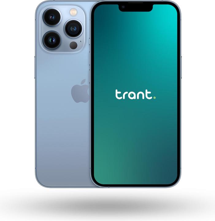 Actual product image Trant.ch iPhone 13 Pro (128 GB, Sierra Blue, 6.10", SIM + eSIM, B / Very good)