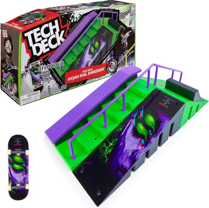 Produktbild Spin Master Tech Deck, Nyjah Rail Shredder Skatepark, X-Connect Park Creator