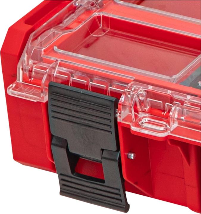 Actual product image Tool Brothers Toolbrothers RHINO ONE Organiser XL 2.0 Long Bin RED ULTRA HD Custom stackable 582 x 387 x 131 mm