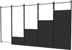 Actual product image Samsung Frame Kit VG-LFR53FWL - Mounting kit (2 side mounting brackets, 2 mounting brackets, 2 side