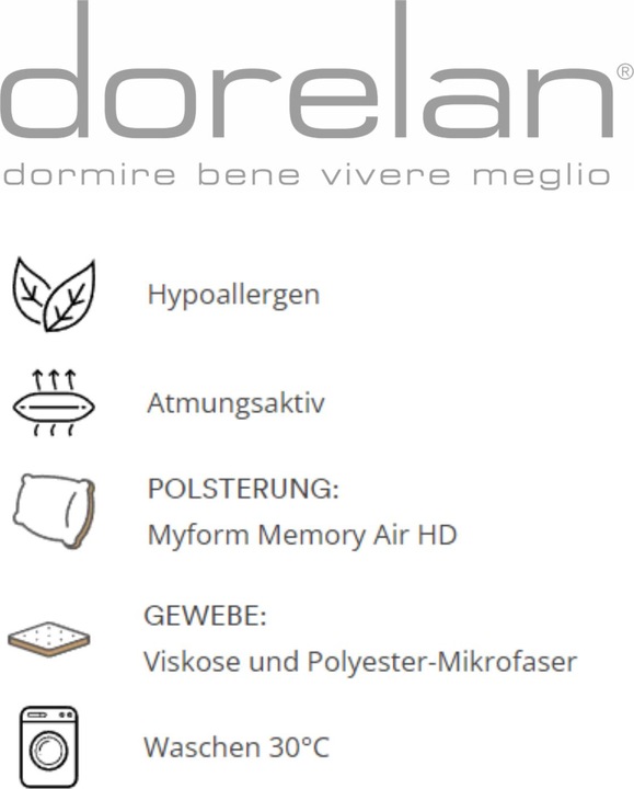 Actual product image Dorelan MyForm cushion (70 x 40 x 13 cm)