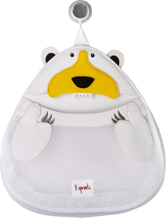Image du produit 3 Sprouts Sac à suspendre pour les ustensiles de salle de bains avec un joli motif animalier.