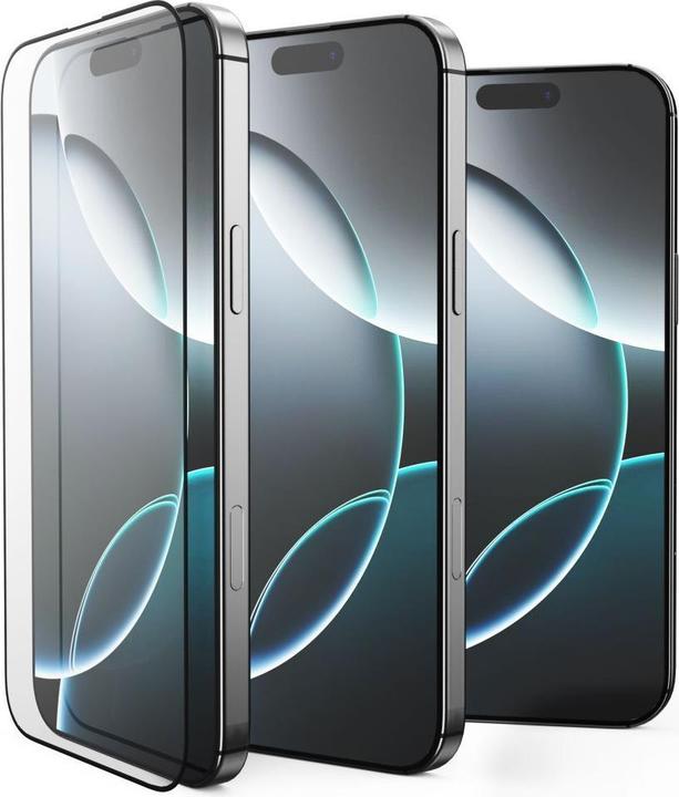 Tech-Protect Glass Fit+ 2er-Pack Panzerglas für Samsung Galaxy S25 FE - Schwarz (2 pièce(s), Samsung Galaxy S25 FE)