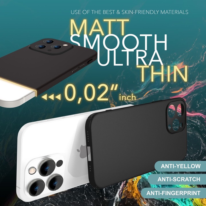Actual product image Nalia Extra Thin Mobile Phone Case 0,5mm (Apple iPhone 16 Pro)