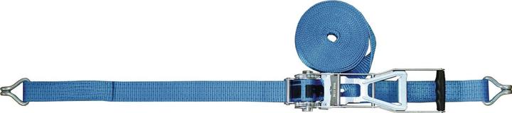Tecwerk Lashing strap DIN EN 12195-2 length 8 m width 50 mm with long lever ratchet + claw hook LC U 5000...