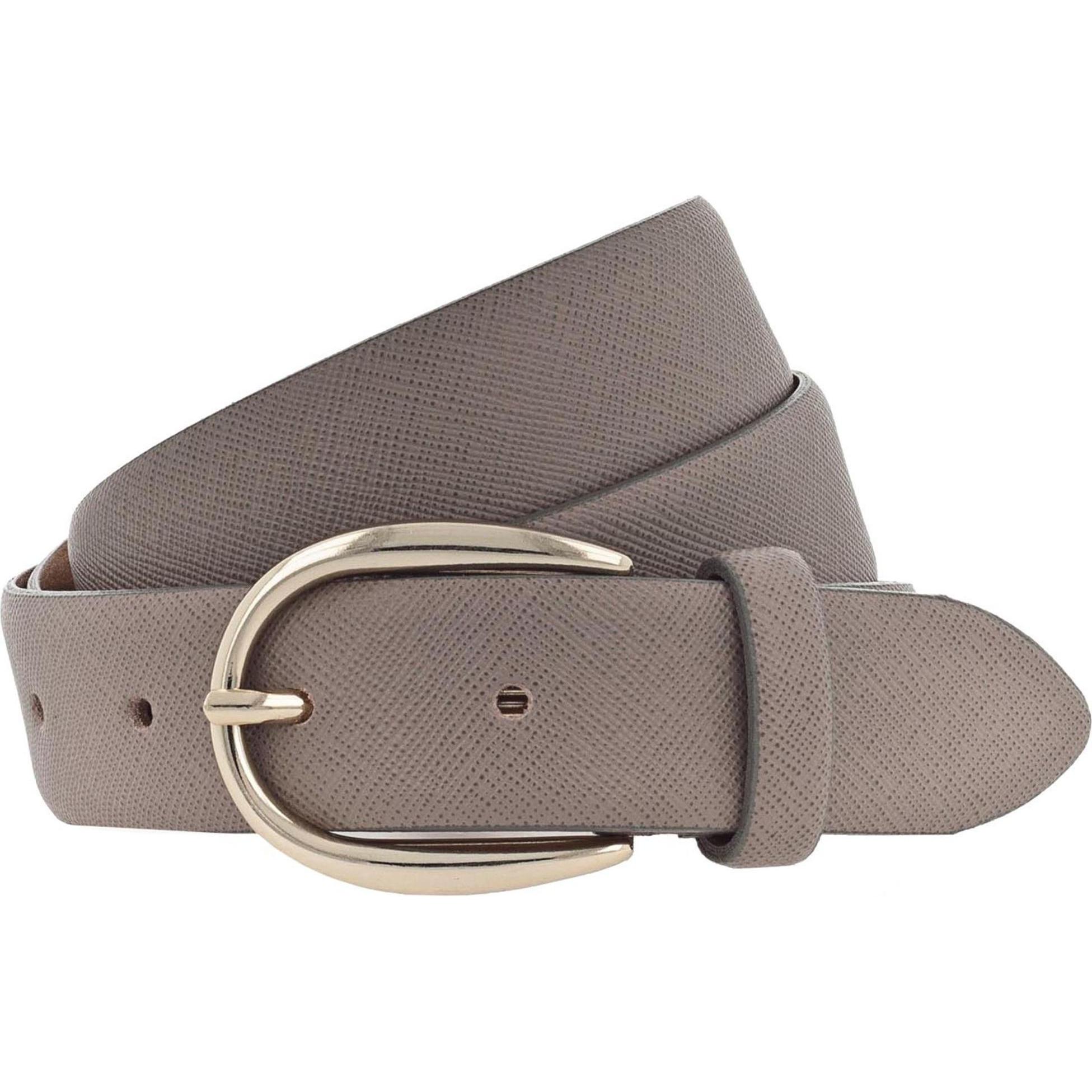 Vanzetti, Damen, Gürtel, Ledergürtel, Beige, (85)