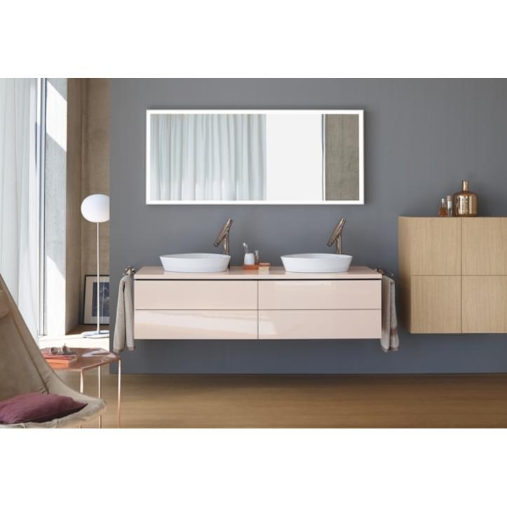 Thumbnail - Duravit, Badezimmerschrank, Hochschrank L-CUBE 500x363x1760mm Ans links nussbaum dunkel