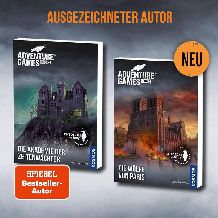 Image du produit Kosmos Adventure Games® - Books: Die Akademie der Zeitenwächter (Allemand, Daniel Bleckmann, 2022)