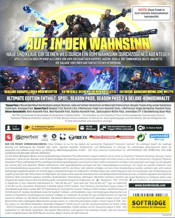 Image du produit 2K Games Borderlands 3 - Édition Intégrale (PS5, Multilingue)