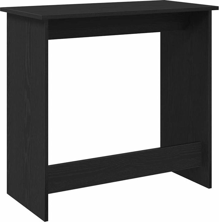 Image du produit VidaXL Bureau noir 84x40x75 cm en bois composite Table de bureau PC (80 x 40 x 75 cm)