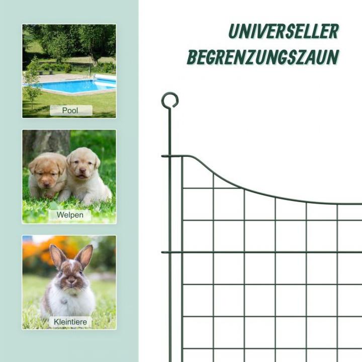 Produktbild Relaxdays 5x Teichzaun