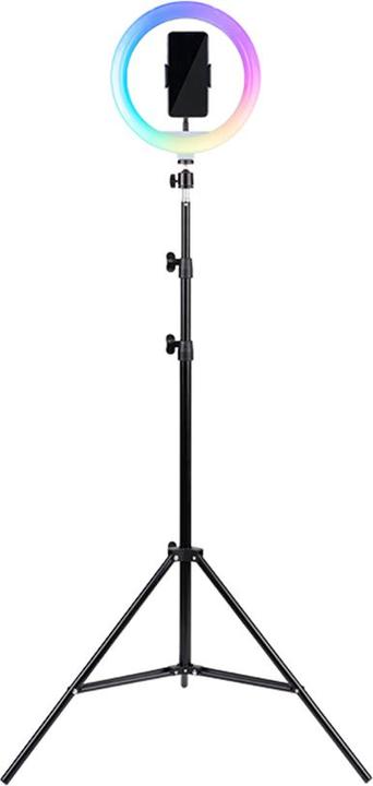 Produktbild Havit ST7026 - Stativ mit RGB-Lichtring schwarz