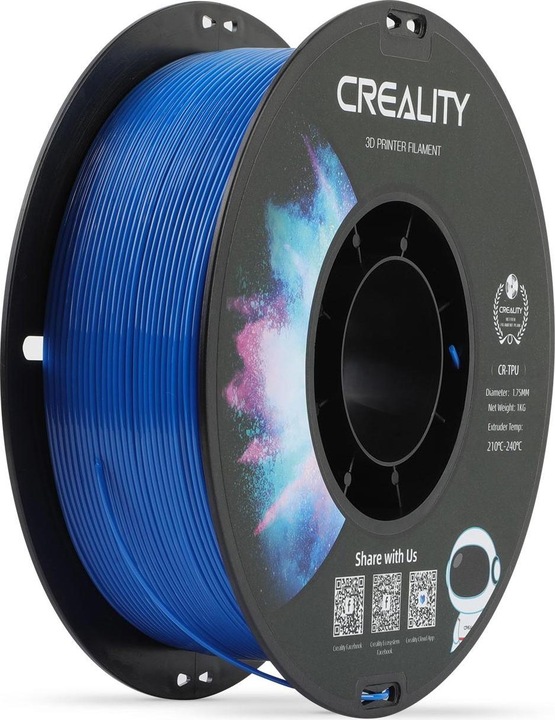 Creality Filament (TPU, 1.75 mm, 1000 g, Blue)
