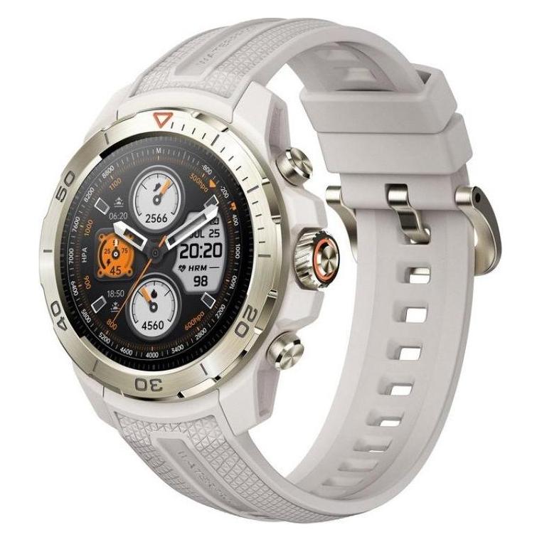 Xiaomi Smartwatch Mibro GS Explorer (Desert White) (47.80 mm, nur WLAN), Smartwatch
