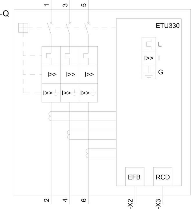 Actual product image Siemens Circuit-breaker 400A 3p 160-400A/In 3VA2340-8HM32-0AA0