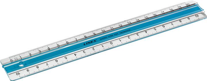Actual product image Linex S20MM Super ruler blue (20 cm)