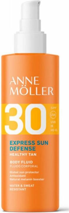 Actual product image Anne Möller EXPRESS body fluid SPF30 175 ml (Sun spray, SPF 30, 175 ml)