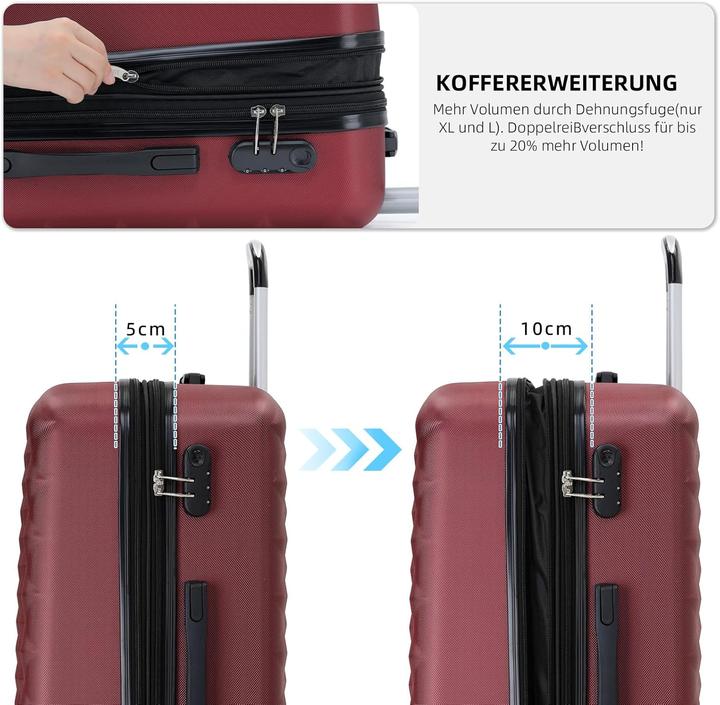 Produktbild Beibye Hartschalen-Reisekoffer (115 l)