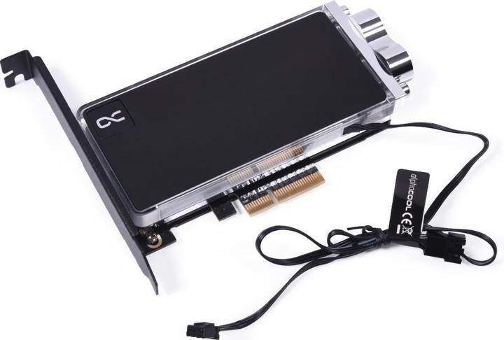 Actual product image Alphacool Alpha Core M.2 NVMe PCIe 4.0 liquid cool 1022576