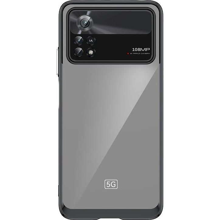 Hurtel Outer Space Case for Xiaomi Poco X4 Pro 5G cover with a flexible frame black (Xiaomi Poco X4 Pro 5G), Smartphone ...