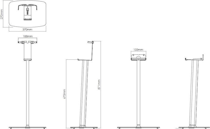 Image du produit Flexson Sonos PLAY:5 (1 pièce, Support, Non mobile)