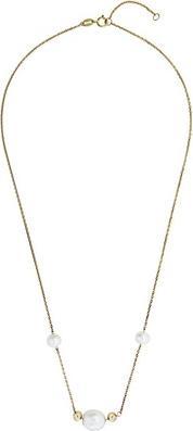 Produktbild JVD - Elegant gold plated necklace with real pearls SVLN0747SH8GP45