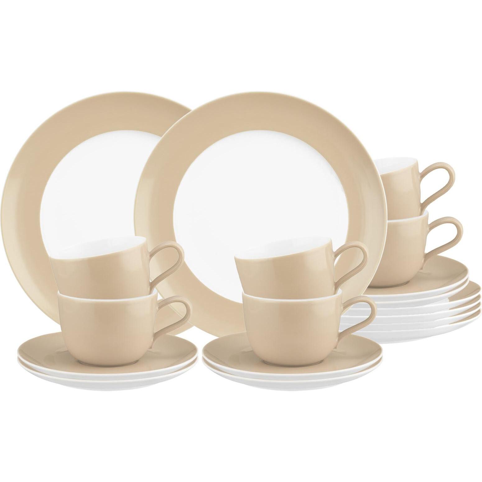 Seltmann, Geschirrset, Liberty Pure Colors Kaffeeservice (6 Stück)