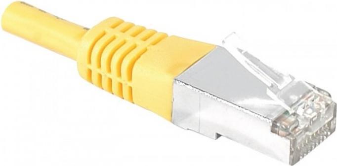 Actual product image Exertis Connect Patch cable S/FTP, PiMF, CAT.6, yellow, 2.0 m Patch cable with particularly narrow bend protection (S/FTP, CAT6, 2 m)