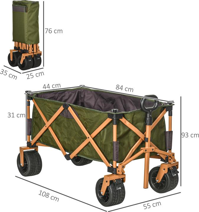 Produktbild Outsunny Bollerwagen