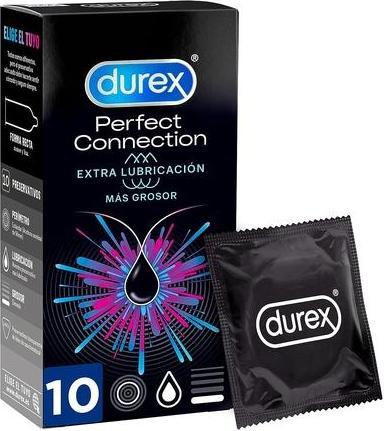 Immagine prodotto Durex Silicone Per Connessioni Perfette Lubrificazione Extra 10 Unità (10 pz.)