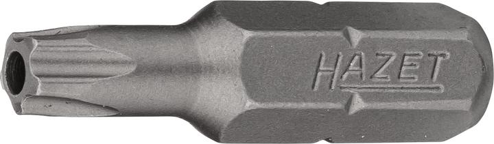 Produktbild HAZET 5-Stern Bit 2225-25H ∙ Sechskant6,3 (1/4 Zoll) ∙ Innen 5-Stern Profil mit Zapfen ∙ 25H (Innensechsrund TX)
