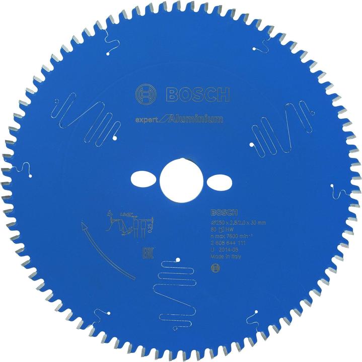 Produktbild Bosch Professional Zubehör Kreissägeblatt Expert for Aluminium, 250 x 30 x 2,8 mm, 80
