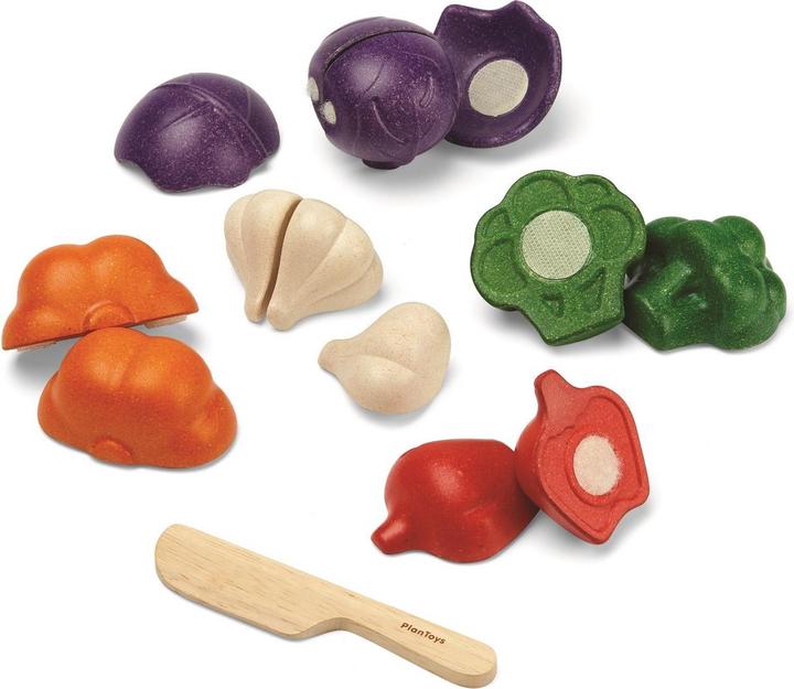 Actual product image Plantoys 5-coloured vegetable set
