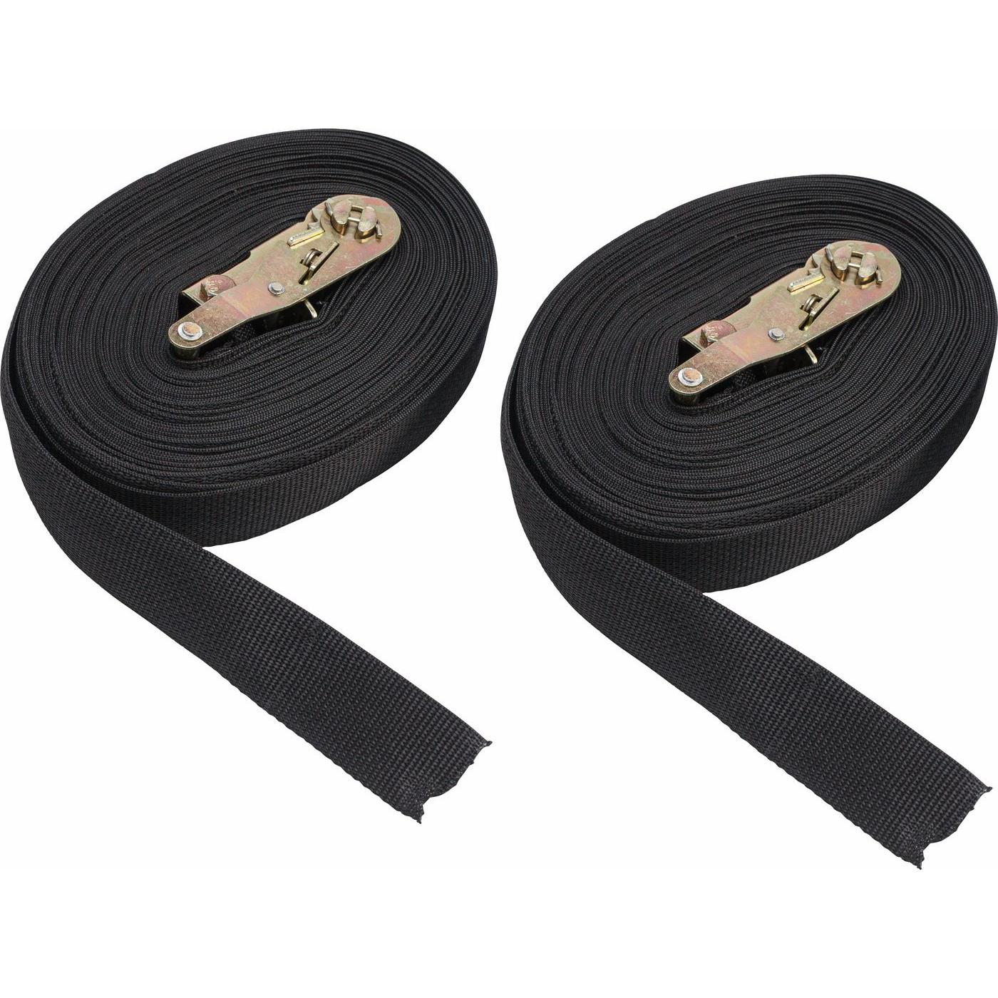 Brady, Spanngurt + Ladungssicherung, Spanngurt-Set, 61 mm x 24.38 m (BxL), Polypropylen, Schwarz, verschliessbar – XL (1...