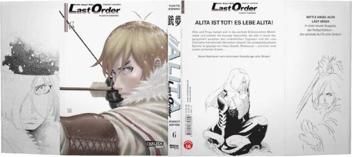 Actual product image Battle Angel Alita - Last Order - Perfect Edition 6 (German, Yukito Kishiro, 2019)