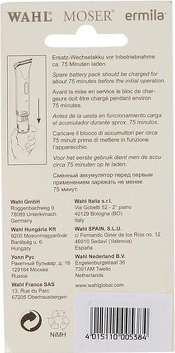 Image du produit Moser Batterie (Chat, Chien)
