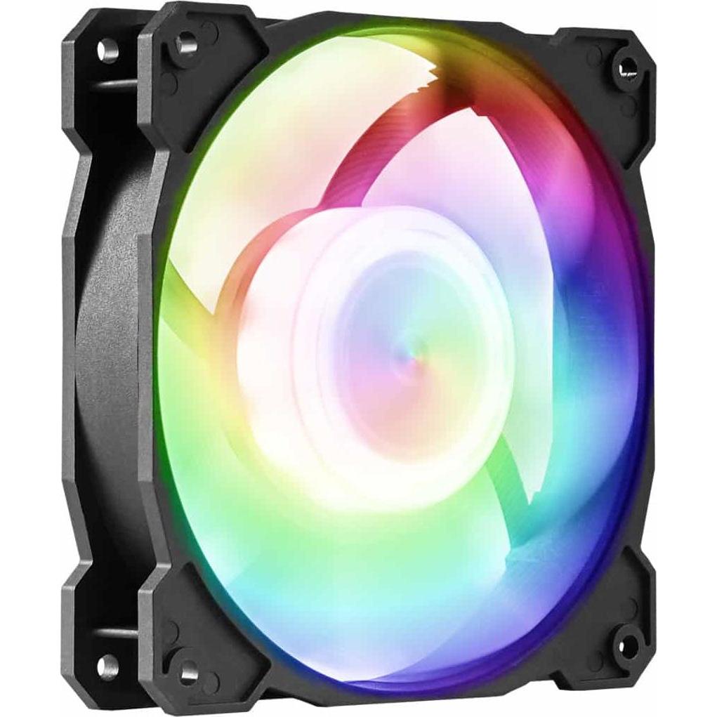 Gelid Radiant-D (120 mm, 1 x), Ventola PC, Nero