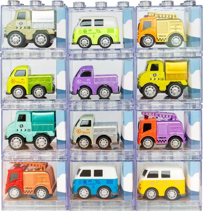 Produktbild Rookies Go! Go! Display Pull Back Nutzfahrzeuge