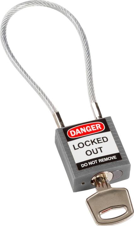 Actual product image Brady Compact cable padlocks