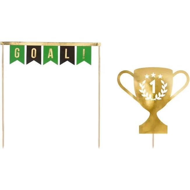 Partydeco Fussball Caketopper