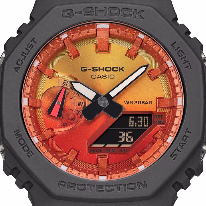 Image du produit Casio GA-2100FL-8AER (Montre de sport, Chronographe, Montre analogique, Montre numérique, 55 mm)