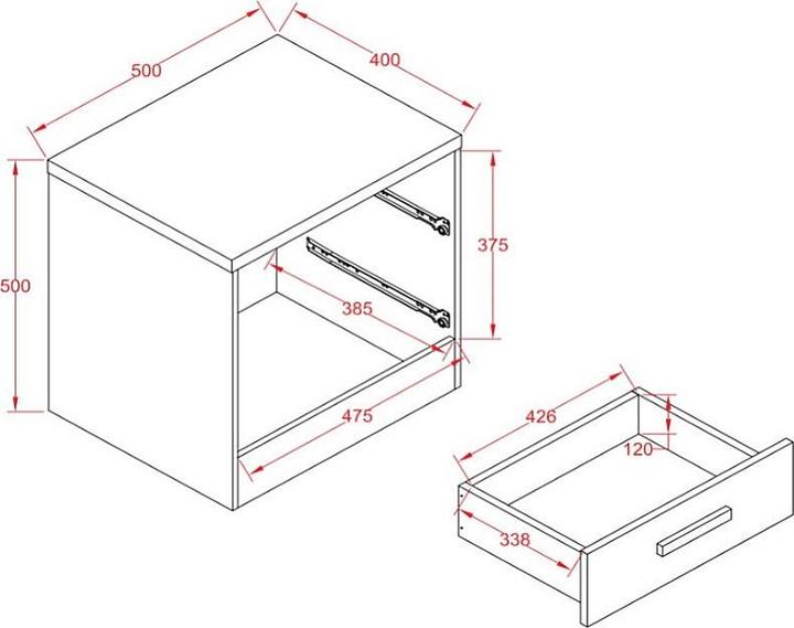 Immagine prodotto Vente-unique Skaido (50 x 40 x 50 cm)