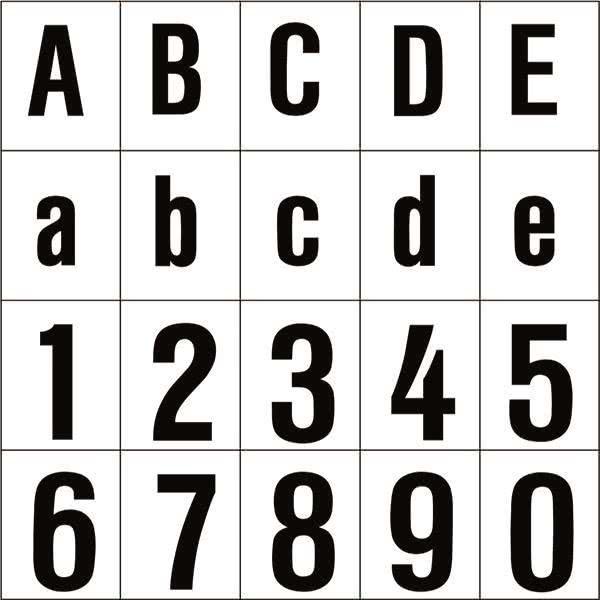 RZB, Hausnummer + Türschild, Zimmermann Buchstabe f 99222.013.F/K 100mm Beschriftung für Hausnummernleuchte 401031932663...