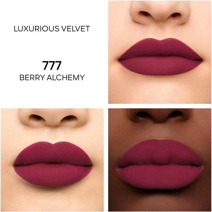 Actual product image Guerlain Rouge G Velvet Lips 2022 Xmas Refill 777 (777 Berry Alchemy)